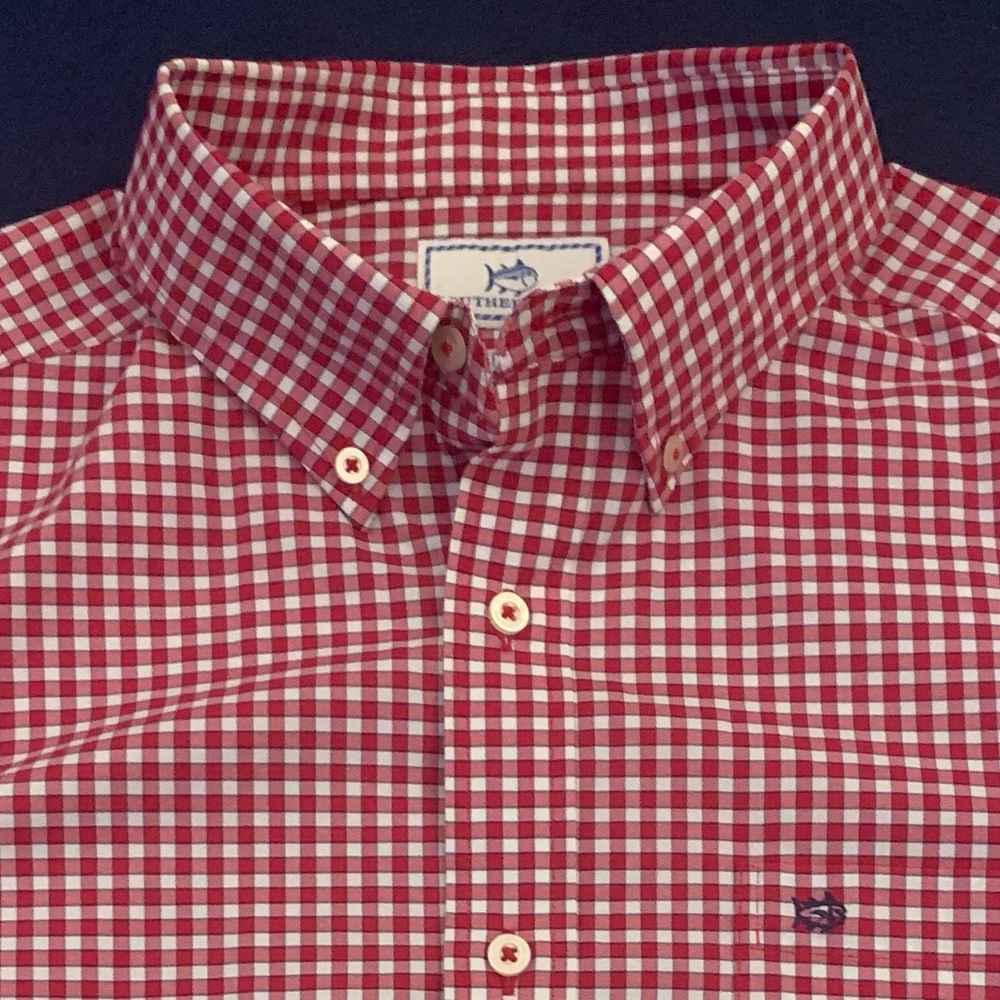 SOUTHERN TIDE LS Intercoastal Blended Nylon Shirt - Picture 6 of 6